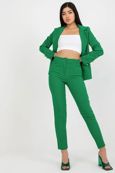 Dámské kalhoty YP SP CU3 zelená FPrice