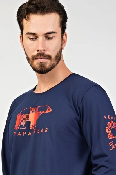 Pánské pyžamo dlouhé Papa bear