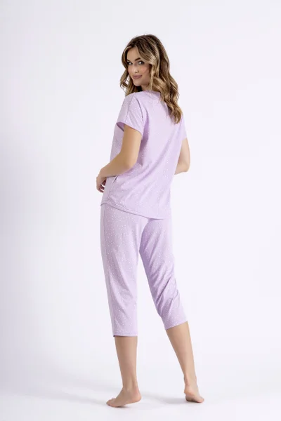 Lehké letní pyžamo pro ženy z bavlny - HEATHER