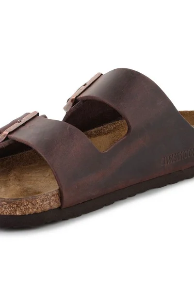 Pánské kožené žabky Birkenstock Arizona