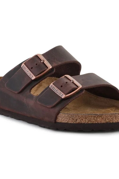 Pánské kožené žabky Birkenstock Arizona