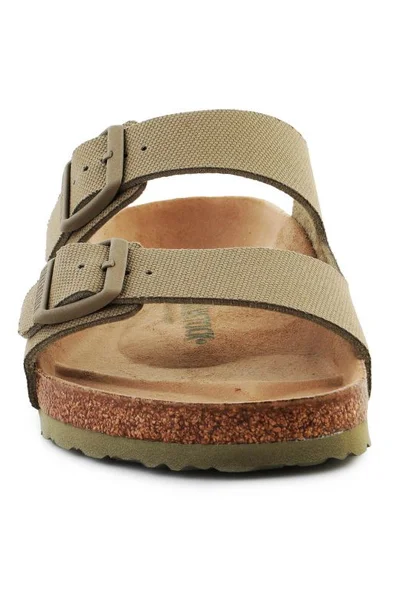 Birkenstock Pánské Vegan Žabky Canvas Khaki