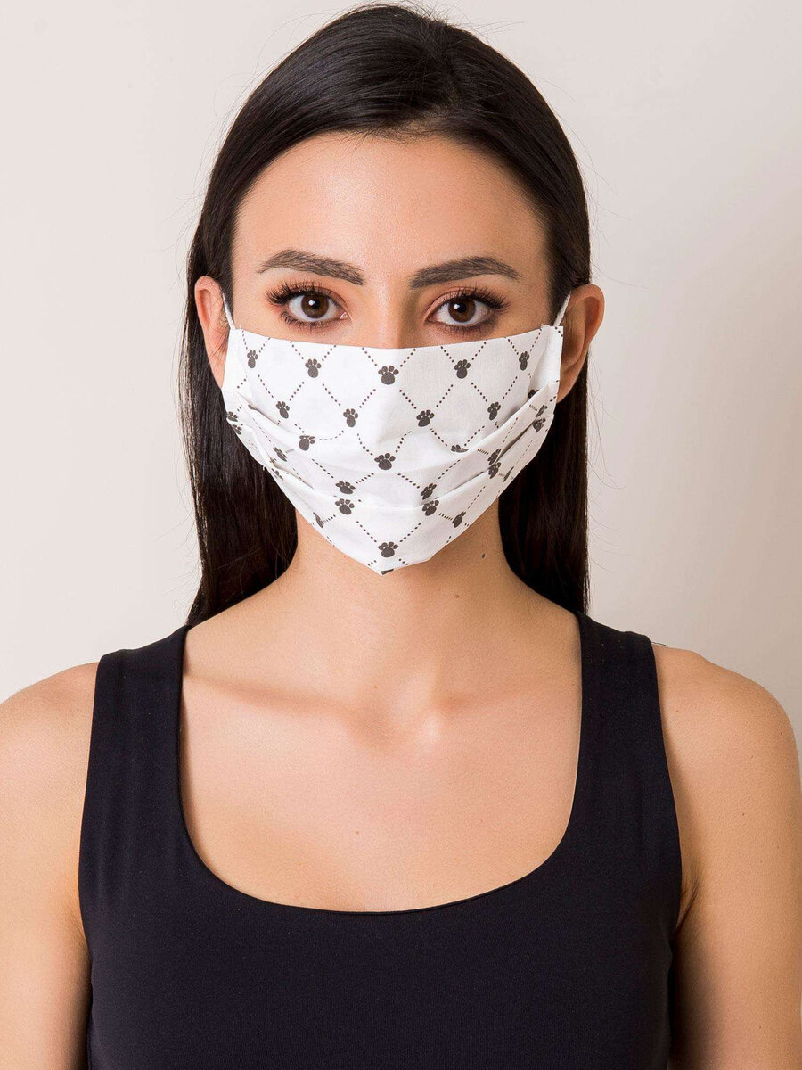 Bílá ochranná maska z bavlny FPrice, jedna velikost i523_2016102631958