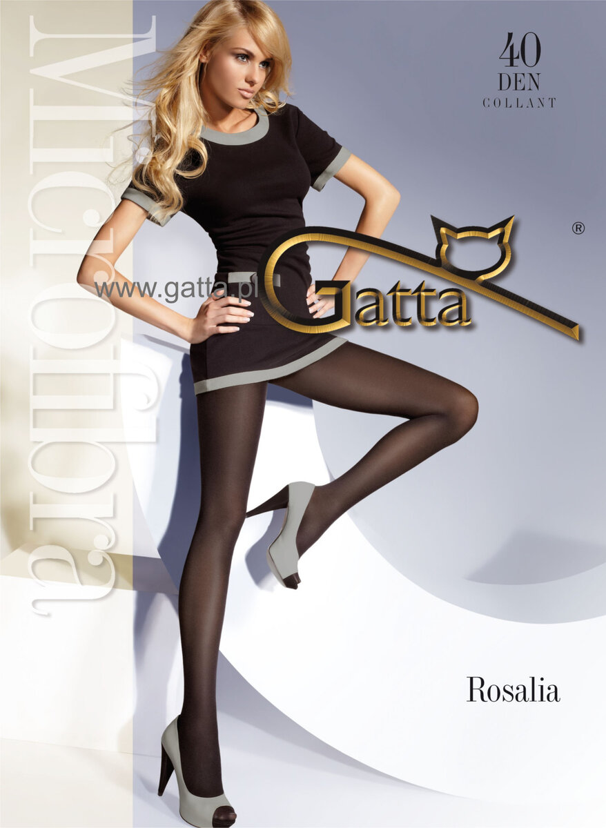 Dámské punčocháče Gatta Rosalia 6EB6D8 - Gatta, nero 4-L i556_2500_444_447