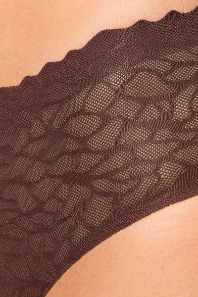 Dámské bokové kalhotky Zero Feel Lace 2NF3IE Hipster - EBONY BROWN - hnědá 849 - Sloggi