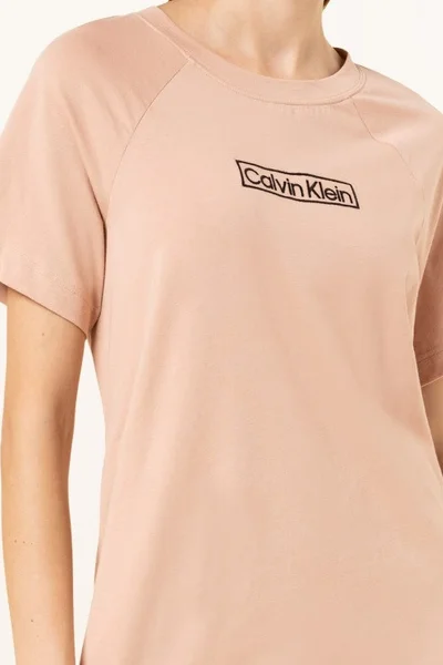 Dámská noční košile 2I3831 TRK svhnědá - Calvin Klein