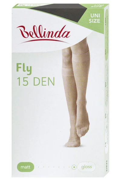 Silonkové podkolenky FLY KNEE HIGHS 78E DEN - BELLINDA - černá