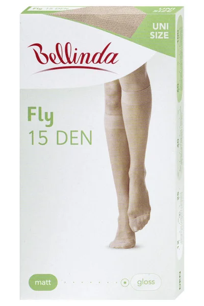 Silonkové podkolenky FLY KNEE HIGHS 8N340 DEN - BELLINDA - almond