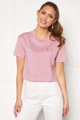 Dámské tričko 1KS61P - G4Q4 růžová - Guess