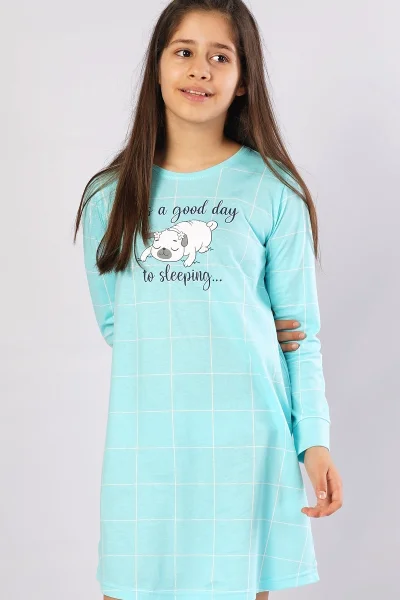 Dětská noční košile s dlouhým rukávem Sleeping day Vienetta Secret