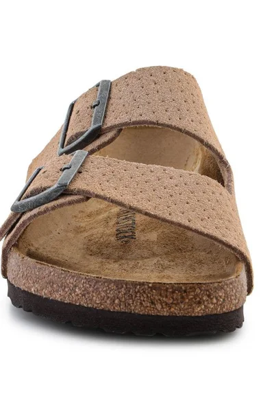 Pánské béžové žabky Birkenstock Arizona BS