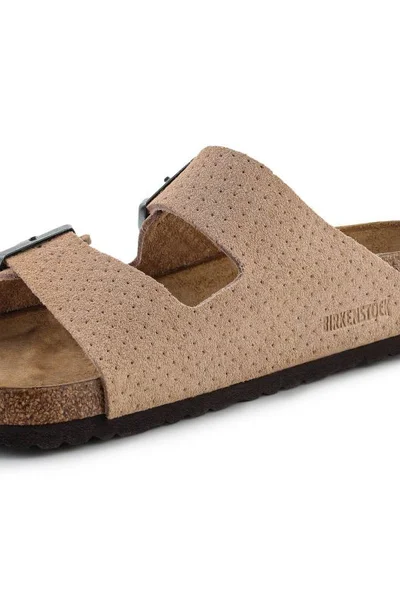 Pánské béžové žabky Birkenstock Arizona BS