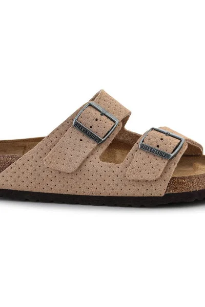 Pánské béžové žabky Birkenstock Arizona BS