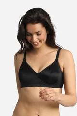 Podprsenka pro ženy bez kostic Playtex ESSENTIAL SUPPORT SOFT CUP BRA - Playtex - černá