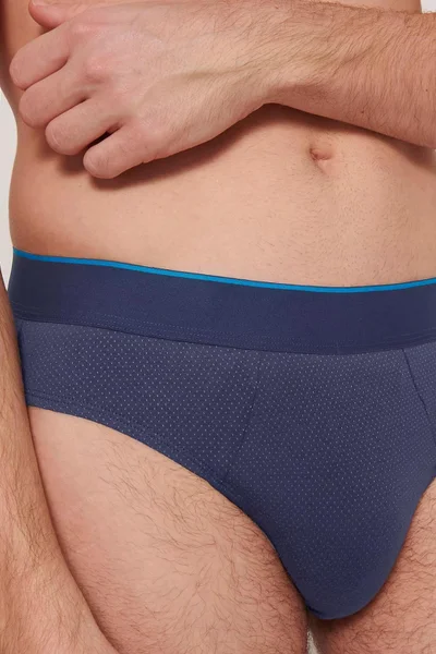 Pánské modré slipy Sloggi EVER Airy Brief - 2 ks