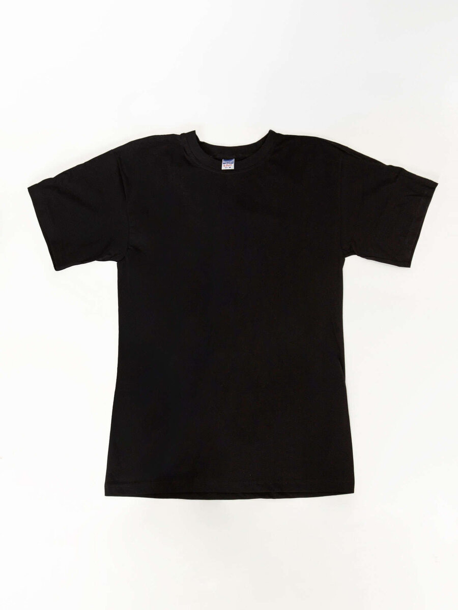 Pánské černé bavlněné tričko FPrice, L i523_2016102854883