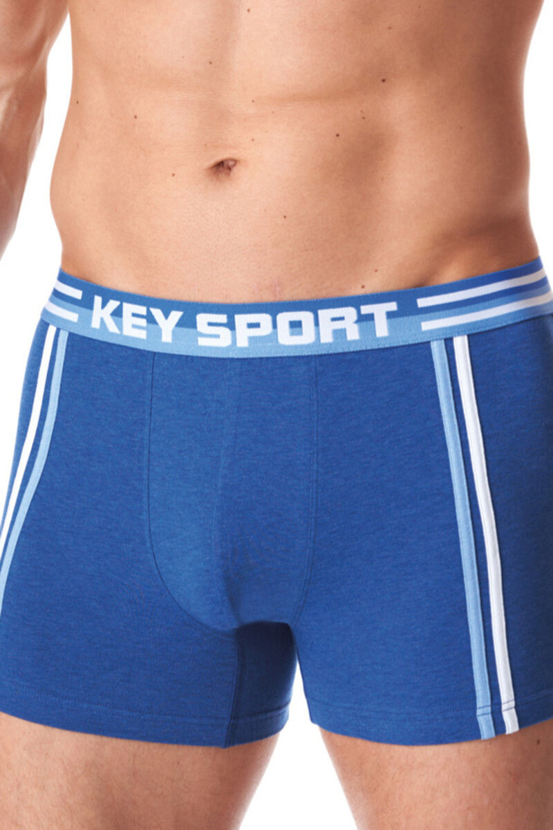 Komfortní boxerky pro muže Key, tmavě modrá XXL i170_MXH 187 B23 GR XXL