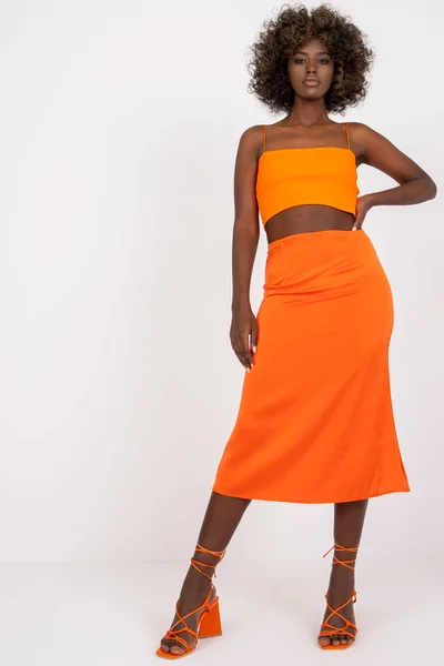 Dámská sukně WN SD 69X8 oranžová FPrice