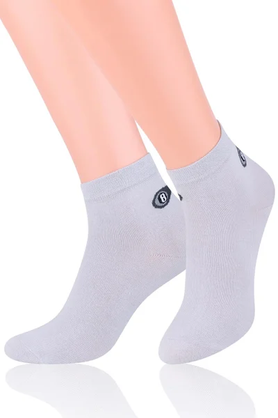 Komfortní bavlněné ponožky Steven Grey 046 pro muže