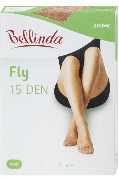 Dámské jemné strečové punčochové kalhoty FLY PANTYHOSE 2F07 DEN - BELLINDA - amber