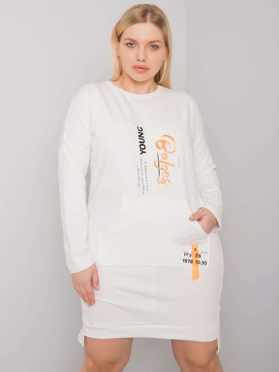 Dámské šaty RV SK 7178.44 ecru - Fashion Relevance, one size i10_P66825_2:416_