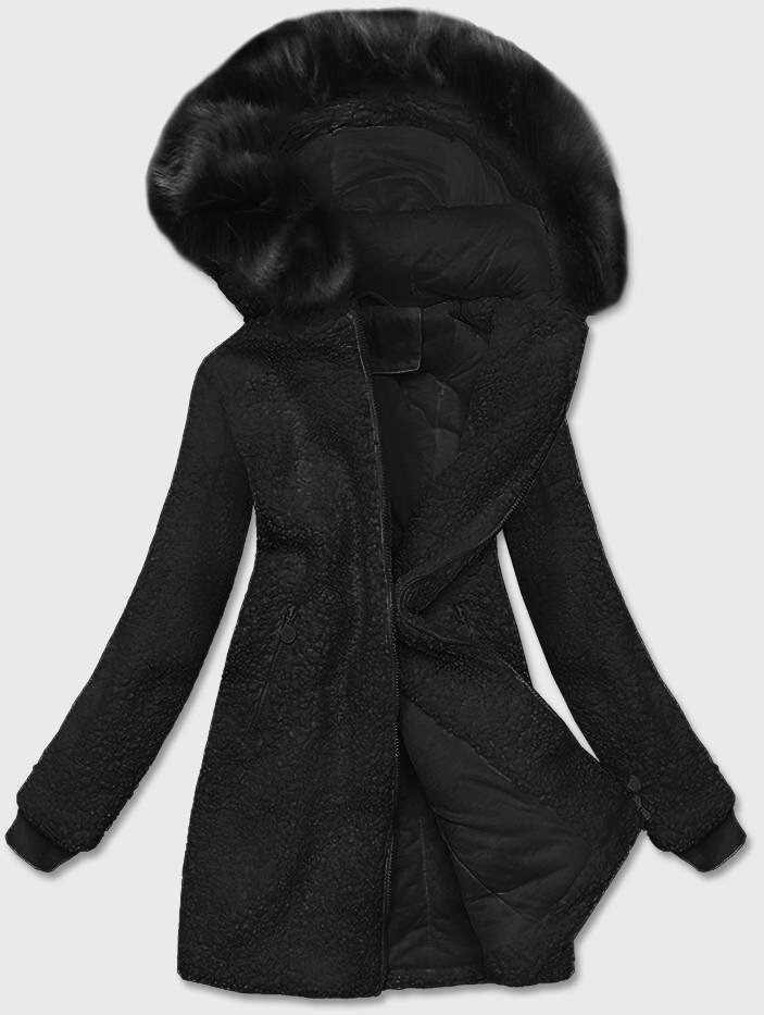 Černá kapucňa Z-DESIGN pro ženy, odcienie czerni M (38) i392_18934-47