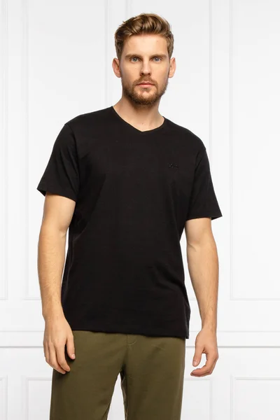 Pánské tričko T-Shirt VN 2p CO R1V8 černé - Hugo Boss