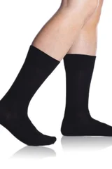 Bambusové klasické pánské ponožky BAMBUS COMFORT SOCKS - BELLINDA - černá