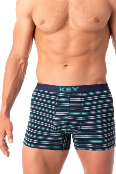 Boxerky pro muže Key - pohodlí a styl s elastickým pasem