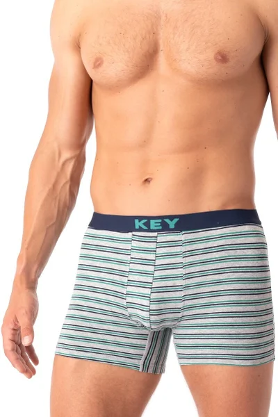 Boxerky pro muže Key - pohodlí a styl s elastickým pasem