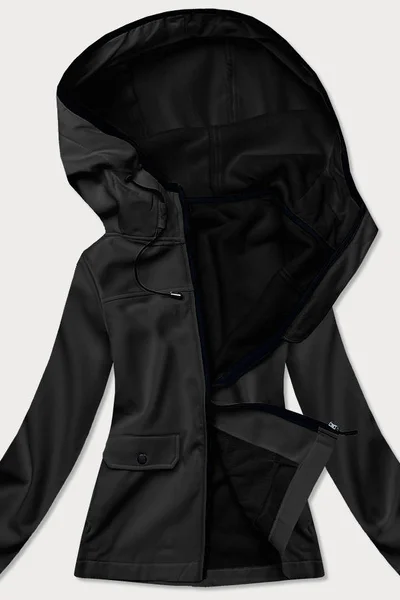 Černá dámská sportovní softshellová bunda 2K7 J.STYLE