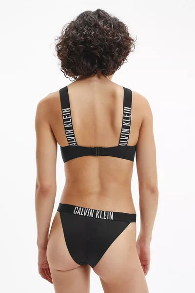 Dámské černé bandeau plavky Calvin Klein - horní díl