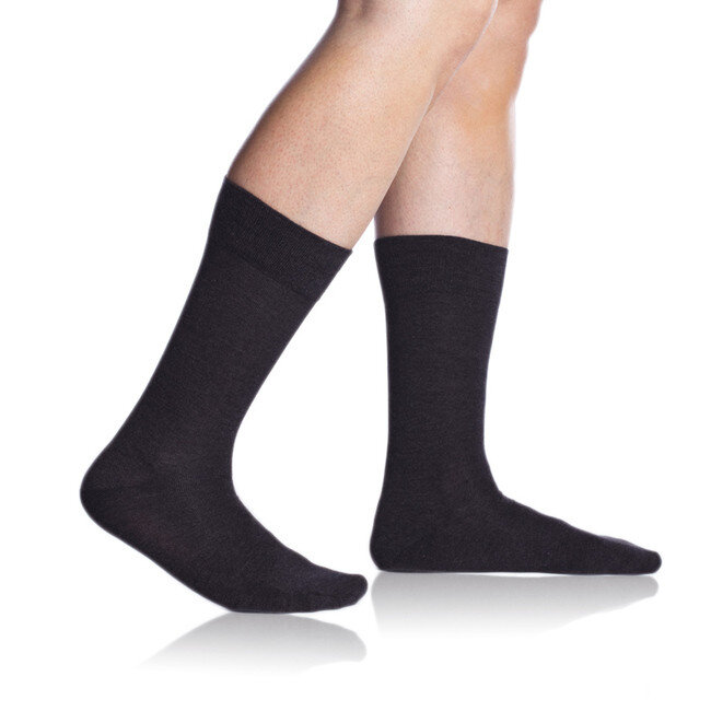 Bambusové klasické pánské ponožky BAMBUS COMFORT SOCKS - BELLINDA - šedá, 39 - 42 i454_BE497520-926-42