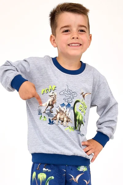 Chlapecké pyžamo CornetteKids Boy 593/163 Dinosaur dł/r 86-128