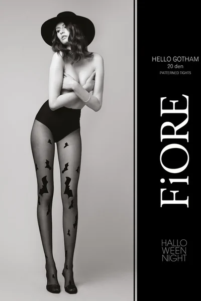 Dámské punčochové kalhoty HELLO GOTHAM - WLQ4 DEN Fiore