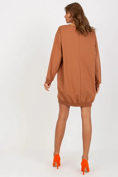 Dámská oversized mikina Fashionhunters s potiskem