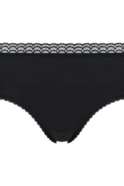 Dámské krajkové kalhotky PLAYTEX MIDI BRIEF - PLAYTEX - černá