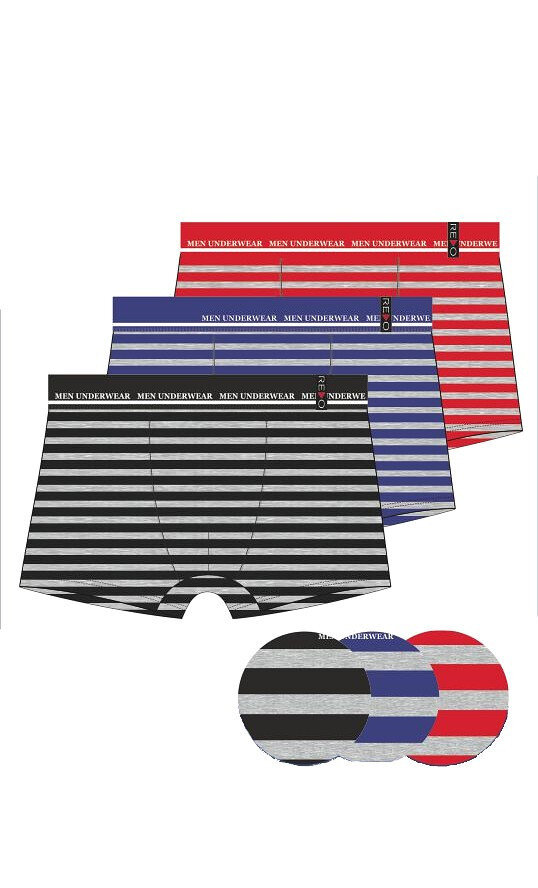 Pánské vzorované boxerky Redo M-5XL, směs barev XXL i384_75644426