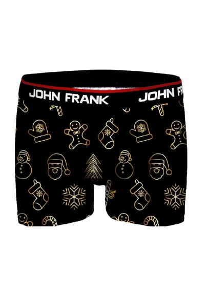 Černé pohodlné boxerky John Frank