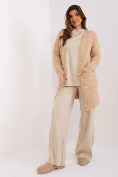 Beige pletený svetr FPrice - Městský styl