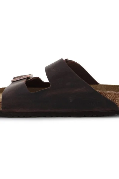 Birkenstock Arizona - pánské kožené žabky s korkovou stélkou