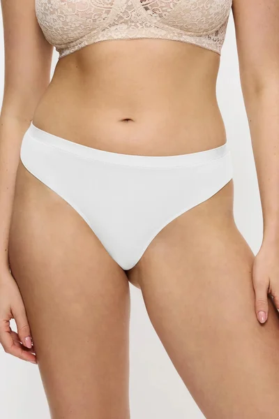 Dámská tanga Modal Invisible - Bílá - Triumph