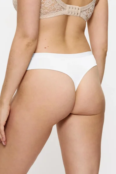 Dámská tanga Modal Invisible - Bílá - Triumph