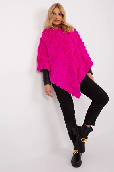 Fuchsiové Poncho One Size od FPrice