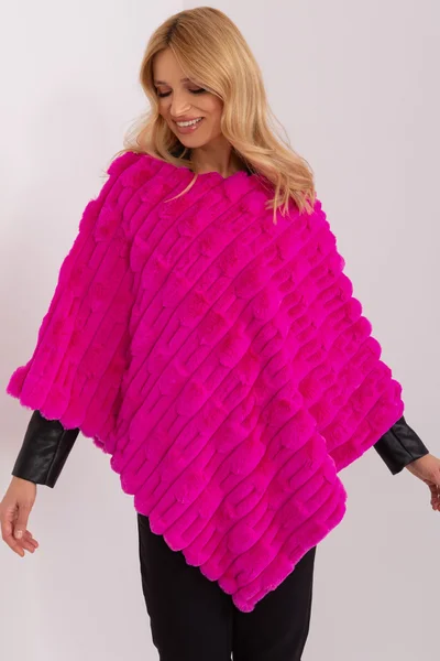 Fuchsiové Poncho One Size od FPrice