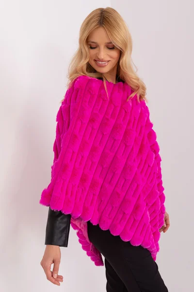 Fuchsiové Poncho One Size od FPrice