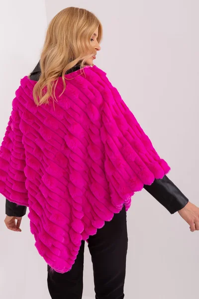 Fuchsiové Poncho One Size od FPrice