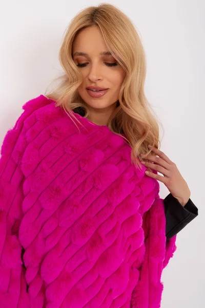 Fuchsiové Poncho One Size od FPrice