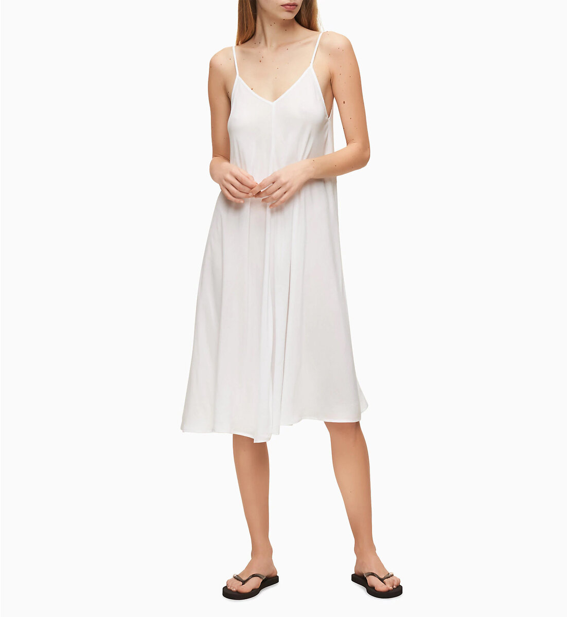 Dámské plážové šaty 7154 bílá - Calvin Klein, bílá M i10_P41455_1:5_2:91_