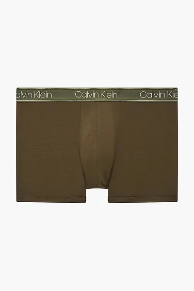 Pánské trenýrky Essential - 123067 - RBN - Khaki - Calvin Klein